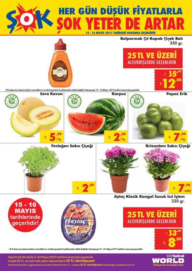 ŞOK Hafta Sonu 13 Mayıs 2017 Aktüel Katalogu