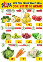 ŞOK Market Sebze Meyve Fiyatları - 17 Ekim ile 23 Ekim 2018 Arası