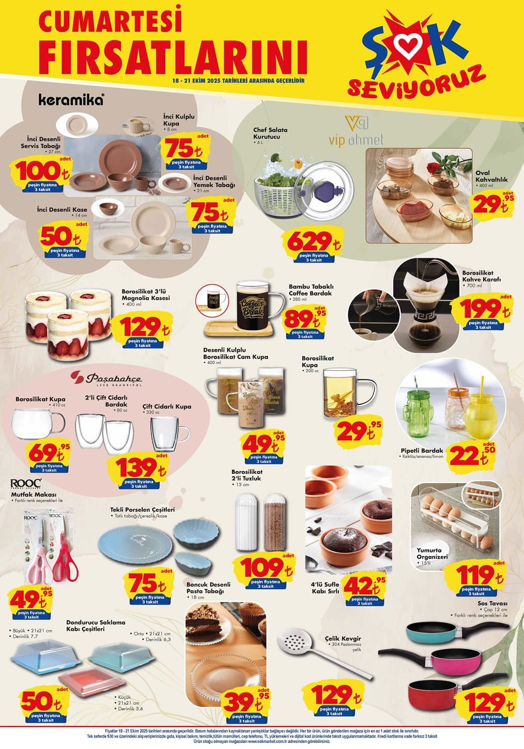 ŞOK Aktüel 18 Ekim 2025 Kataloğu - 1