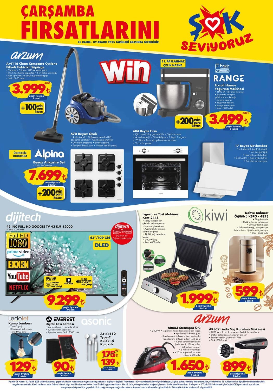 ŞOK Aktüel 26 Kasım 2025 Kataloğu - 1