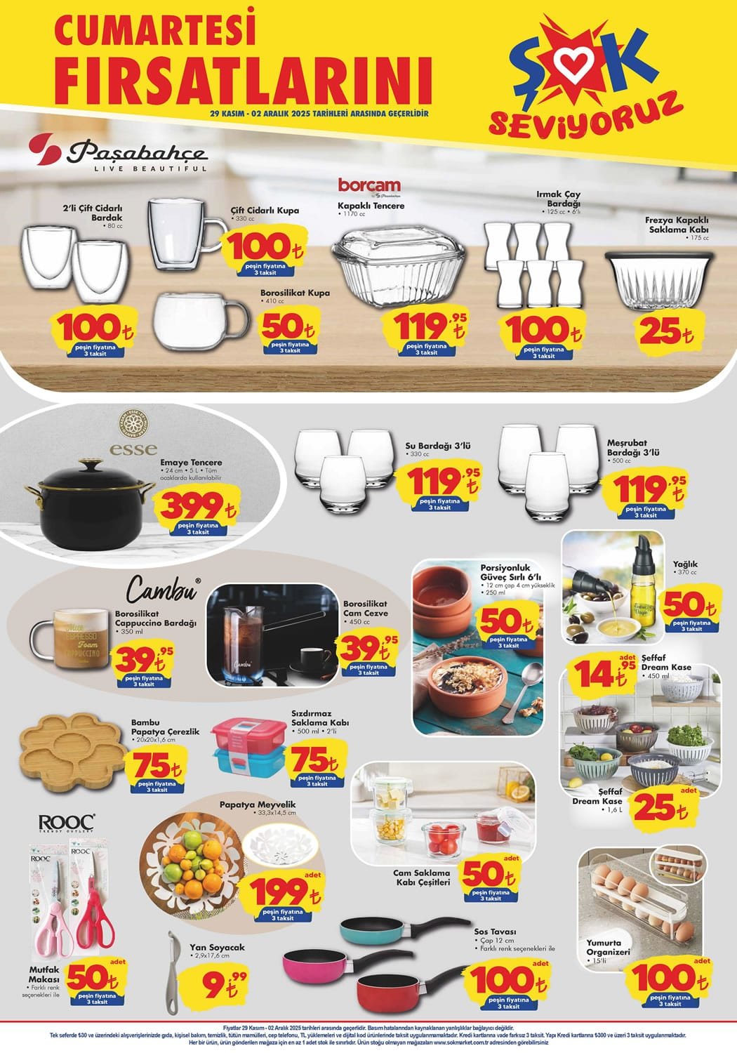 ŞOK Aktüel 29 Kasım 2025 Kataloğu - 1