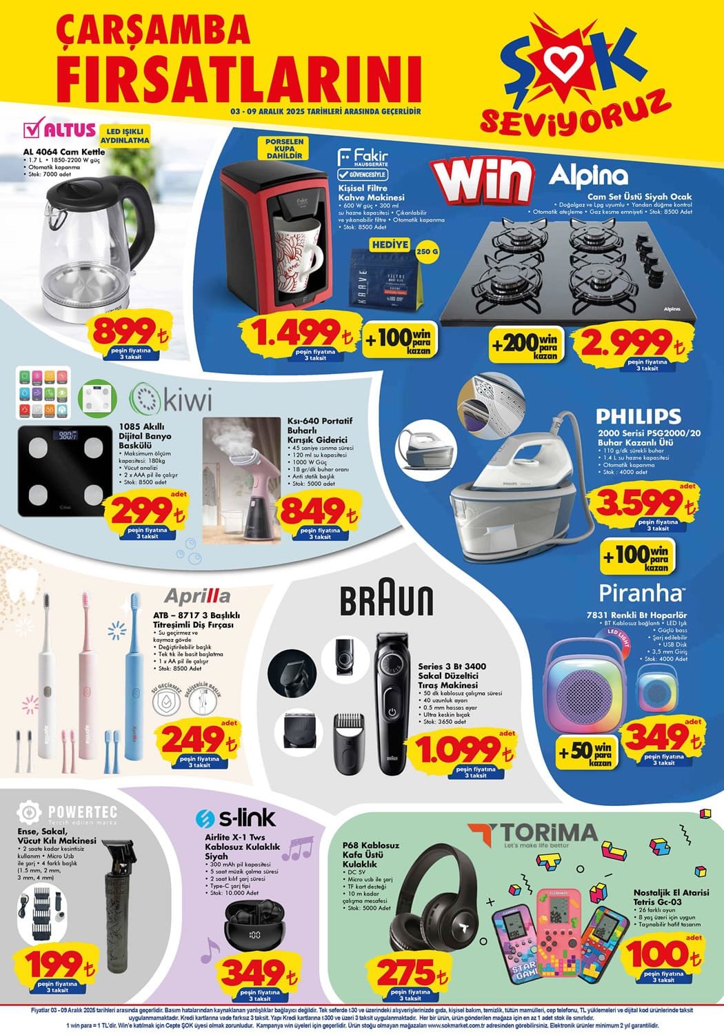 ŞOK Aktüel 3 Aralık 2025 Kataloğu - 1