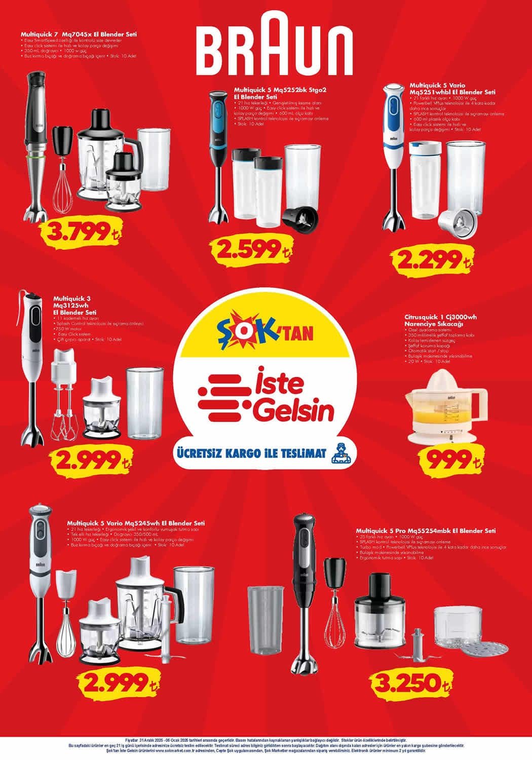 ŞOK Aktüel 31 Aralık 2025 Kataloğu - 7