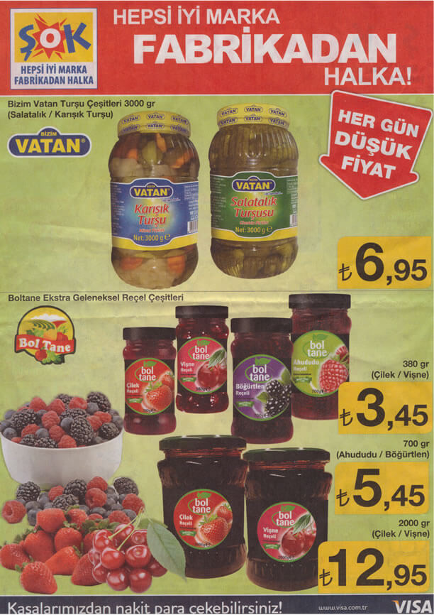ŞOK Market 13.01.2016 İndirim Katalogu - Boltane Reçel