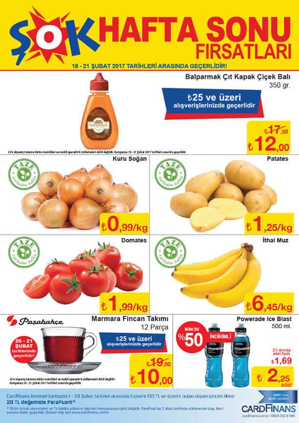 ŞOK Market 18 Şubat 2017 Aktüel Ürünler Katalogu