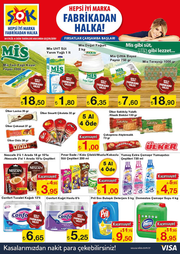 ŞOK Market 30.09.2015 Fırsat Ürünleri Katalogu - Domestos