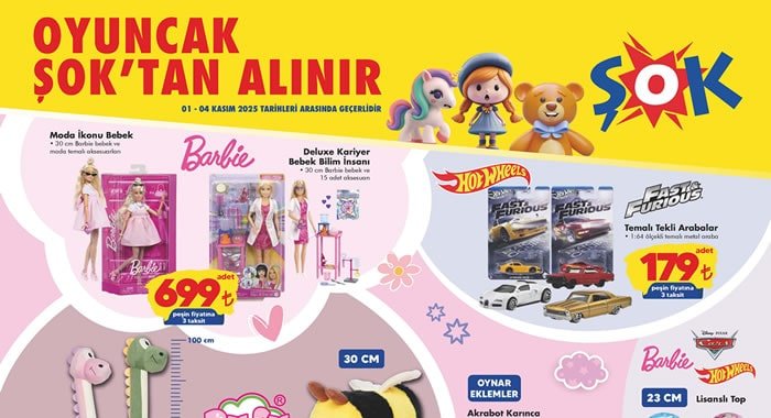 ŞOK 1 Kasım 2025 Aktüel Ürünler Kataloğu