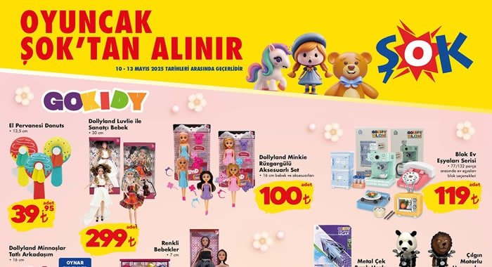 ŞOK 10 Mayıs 2025 Aktüel Ürünler Kataloğu