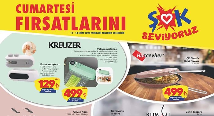 ŞOK 11 Ekim 2025 Aktüel Ürünler Kataloğu