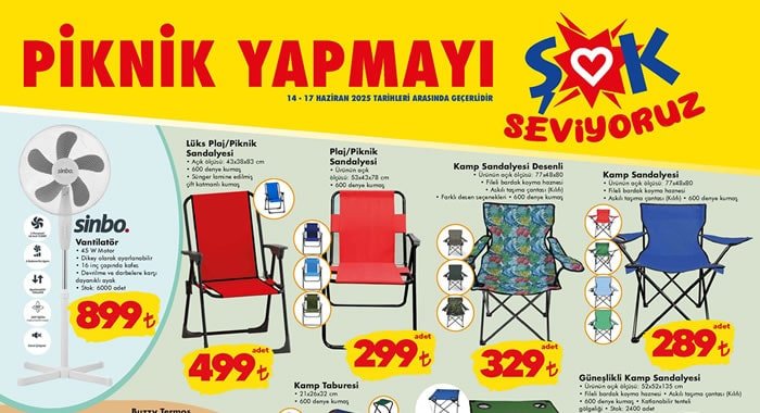 ŞOK 14 Haziran 2025 Aktüel Ürünler Kataloğu