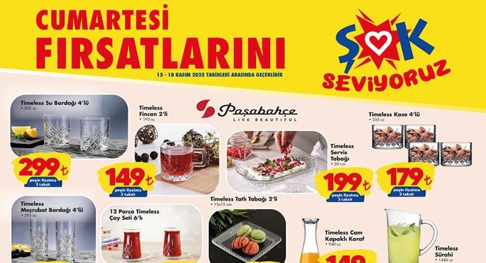 ŞOK 15 Kasım 2025 Aktüel Ürünler Kataloğu