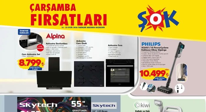 ŞOK 16 Eylül 2026 Aktüel Ürünler Kataloğu