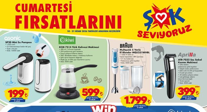 ŞOK 18 Nisan 2026 Aktüel Ürünler Kataloğu