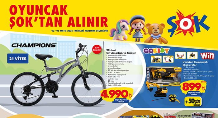 ŞOK 2 Mayıs 2026 Aktüel Ürünler Kataloğu