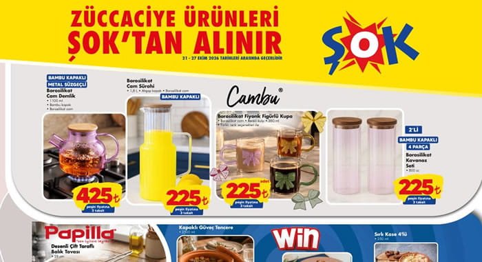 ŞOK 21 Ekim 2026 Aktüel Ürünler Kataloğu