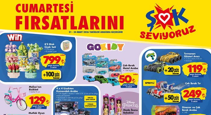 ŞOK 21 Mart 2026 Aktüel Ürünler Kataloğu