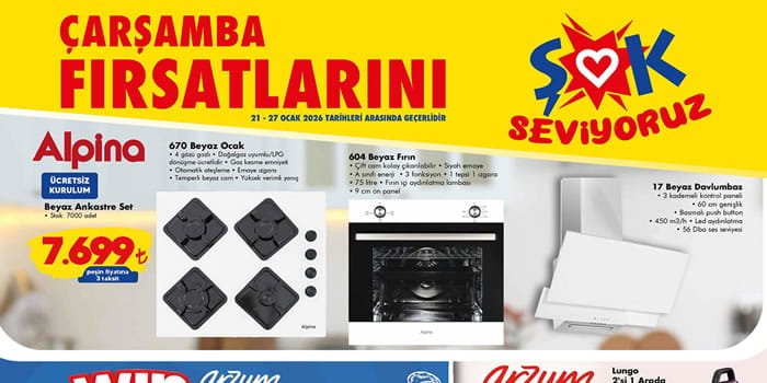 ŞOK 21 Ocak 2026 Aktüel Ürünler Kataloğu