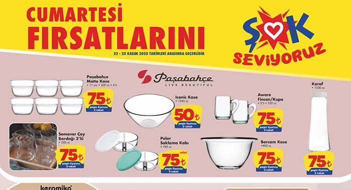 ŞOK 22 Kasım 2025 Aktüel Ürünler Kataloğu