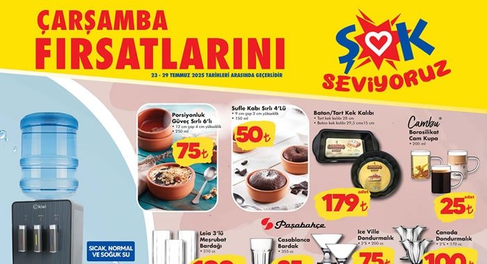 ŞOK 23 Temmuz 2025 Aktüel Ürünler Kataloğu