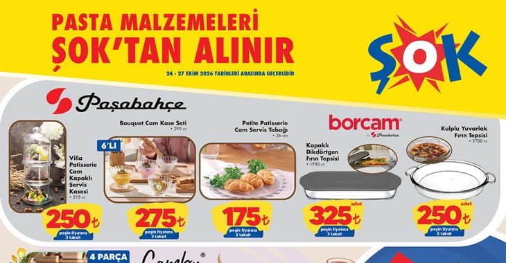 ŞOK 24 Ekim 2026 Aktüel Ürünler Kataloğu