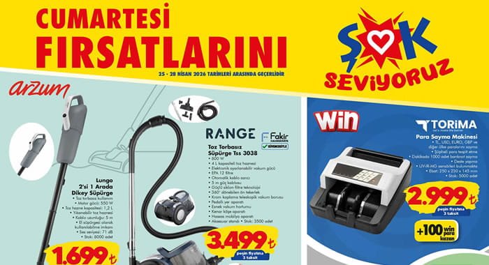 ŞOK 25 Nisan 2026 Aktüel Ürünler Kataloğu