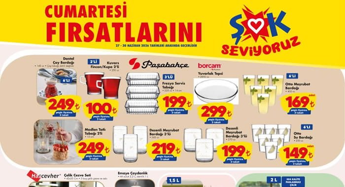 ŞOK 27 Haziran 2026 Aktüel Ürünler Kataloğu