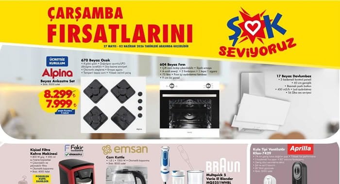 ŞOK 27 Mayıs 2026 Aktüel Ürünler Kataloğu
