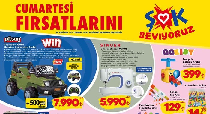 ŞOK 28 Haziran 2025 Aktüel Ürünler Kataloğu
