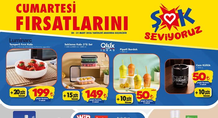 ŞOK 28 Mart 2026 Aktüel Ürünler Kataloğu