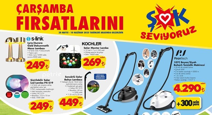 ŞOK 28 Mayıs 2025 Aktüel Ürünler Kataloğu