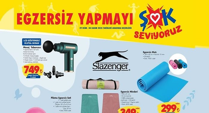 ŞOK 29 Ekim 2025 Aktüel Ürünler Kataloğu