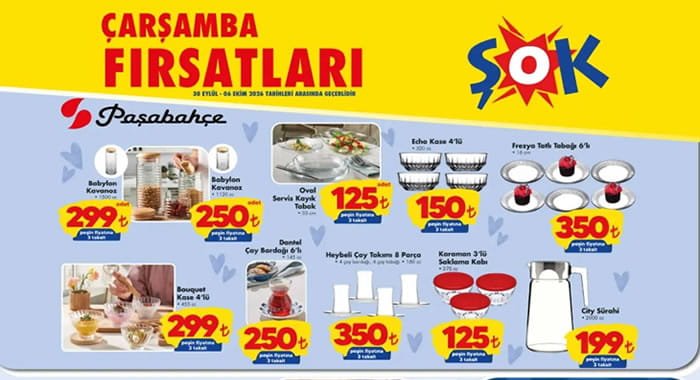 ŞOK 30 Eylül 2026 Aktüel Ürünler Kataloğu
