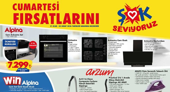 ŞOK 31 Ocak 2026 Aktüel Ürünler Kataloğu