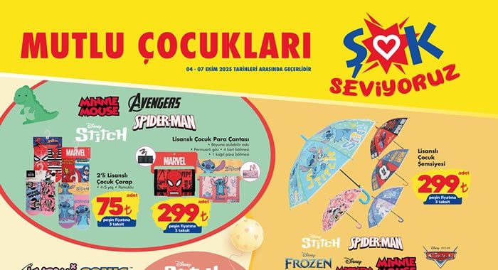 ŞOK 4 Ekim 2025 Aktüel Ürünler Kataloğu
