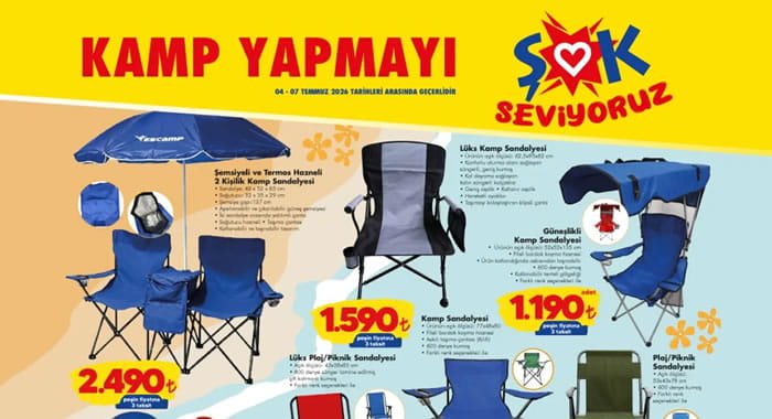 ŞOK 4 Temmuz 2026 Aktüel Ürünler Kataloğu