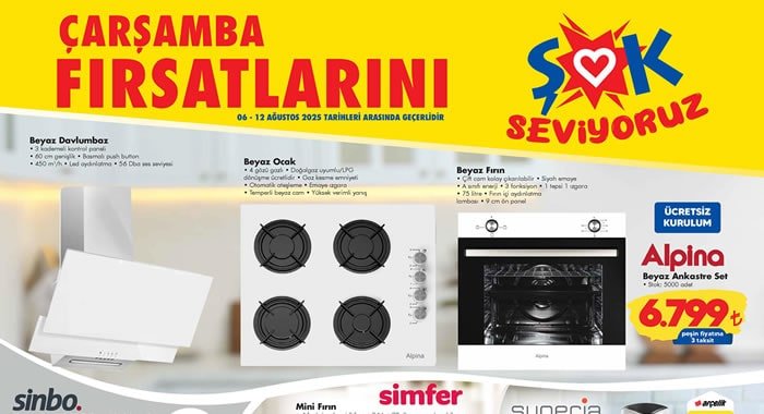 ŞOK 6 Ağustos 2025 Aktüel Ürünler Kataloğu