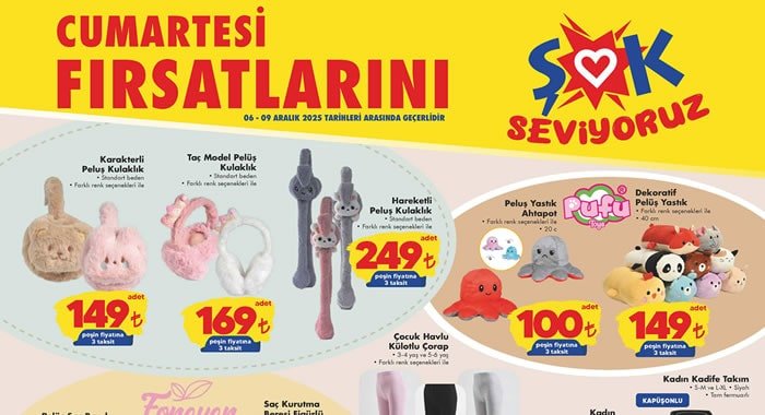 ŞOK 6 Aralık 2025 Aktüel Ürünler Kataloğu