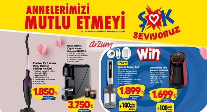 ŞOK 6 Mayıs 2026 Aktüel Ürünler Kataloğu