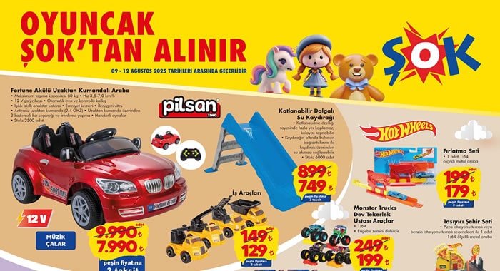 ŞOK 9 Ağustos 2025 Aktüel Ürünler Kataloğu