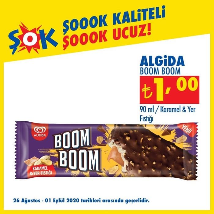 Algida Boom Boom ( ŞOK 26 Ağustos 2020 )