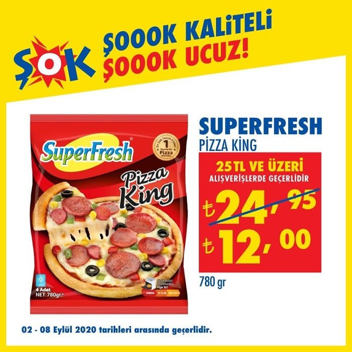 SuperFresh Pizza King ( ŞOK 2 Eylül 2020 )